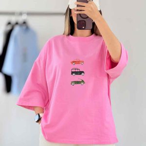 تیشرت طرح دار نهال کد 8028