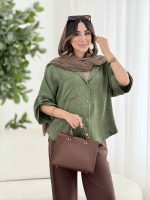 مانتو تک جیب متین کد 8109 - تصویر 13