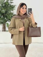 مانتو دو جیب سارینا کد 8112 - تصویر 4