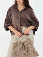 مانتو پانچ پشت چین کد 8027 - تصویر 13
