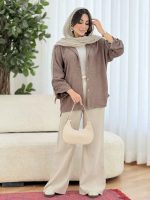 مانتو آستین بند ترمه کد 8122 - تصویر 10
