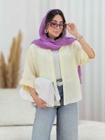 مانتو آستین پاکتی لیدیا کد 8127 - تصویر 21
