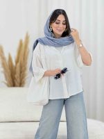 مانتو آستین پاکتی لیدیا کد 8127 - تصویر 7