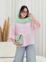مانتو آستین پاکتی لیدیا کد 8127 - تصویر 10