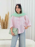 مانتو آستین پاکتی لیدیا کد 8127 - تصویر 19