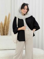 مانتو آستین پاکتی لیدیا کد 8127 - تصویر 6