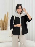 مانتو آستین پاکتی لیدیا کد 8127 - تصویر 22