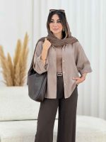 مانتو آستین پاکتی لیدیا کد 8127 - تصویر 13