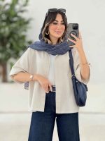 مانتو پانچ المیرا کد 8134 - تصویر 7