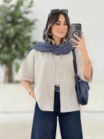 مانتو پانچ المیرا کد 8134 - تصویر 20