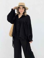 مانتو جلو چین پایین گت کد 8101 - تصویر 12