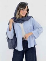 مانتو پشت پیله فریال کد 8058 - تصویر 18