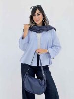 مانتو پشت پیله فریال کد 8058 - تصویر 20