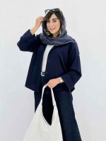 مانتو پشت پیله فریال کد 8058 - تصویر 8