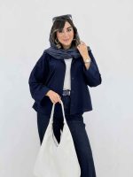 مانتو پشت پیله فریال کد 8058 - تصویر 21
