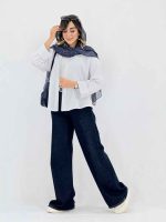مانتو پشت پیله فریال کد 8058 - تصویر 26