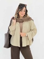 مانتو پشت پیله فریال کد 8058 - تصویر 19