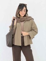 مانتو پشت پیله فریال کد 8058 - تصویر 7