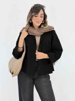 مانتو پشت پیله فریال کد 8058 - تصویر 6