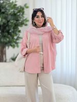 مانتو آستین پاگن نازلی کد 8036 - تصویر 3