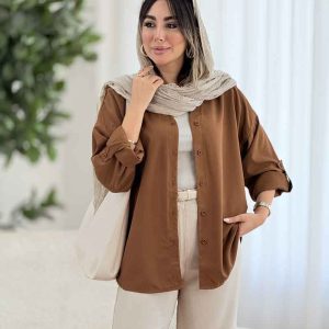 مانتو آستین پاگن نازلی کد 8036