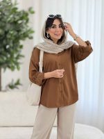مانتو آستین پاگن نازلی کد 8036 - تصویر 16