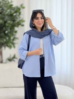 مانتو آستین پاگن نازلی کد 8036 - تصویر 4