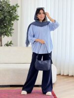 مانتو آستین پاگن نازلی کد 8036 - تصویر 7