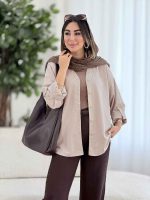 مانتو آستین پاگن نازلی کد 8036 - تصویر 8