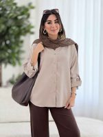 مانتو آستین پاگن نازلی کد 8036 - تصویر 12