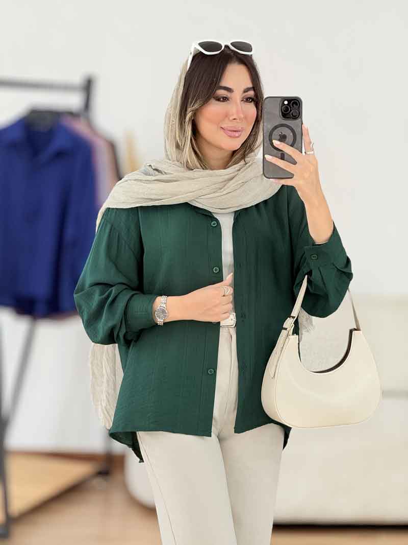 مانتو پشت پاگن پیله دار کد 8139