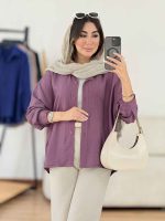 مانتو پشت پاگن پیله دار کد 8139 - تصویر 19