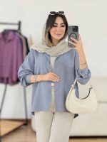 مانتو پشت پاگن پیله دار کد 8139 - تصویر 17
