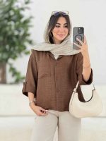 مانتو آستین پاکتی تالیا کد 8143 - تصویر 3