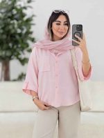 مانتو آستین پاکتی تالیا کد 8143 - تصویر 16