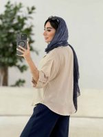 مانتو آستین پاکتی تالیا کد 8143 - تصویر 14