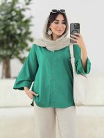 مانتو آستین پاگن آرونا کد 8154 - تصویر 7