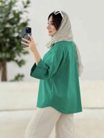 مانتو آستین پاگن آرونا کد 8154 - تصویر 4