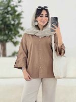 مانتو آستین پاگن آرونا کد 8154 - تصویر 3