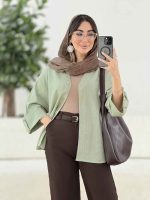 مانتو آستین پاگن آرونا کد 8154 - تصویر 2