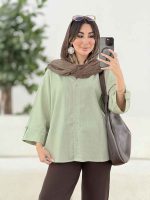 مانتو آستین پاگن آرونا کد 8154 - تصویر 14