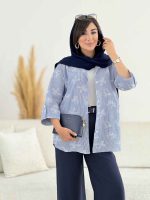 مانتو راه راه طرح پاپیون کد 8171 - تصویر 14
