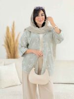 مانتو راه راه طرح پاپیون کد 8171 - تصویر 8