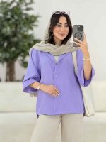 مانتو آستین پاکتی نازیلا کد 8184 - تصویر 16