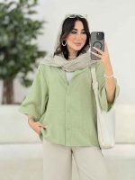 مانتو آستین پاکتی نازیلا کد 8184 - تصویر 4