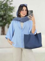 مانتو آستین پاکتی نازیلا کد 8184 - تصویر 5