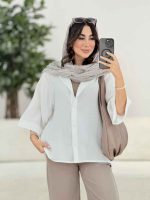 مانتو آستین پاکتی نازیلا کد 8184 - تصویر 7