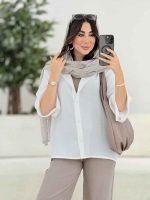 مانتو آستین پاکتی نازیلا کد 8184 - تصویر 18
