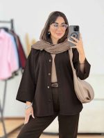 مانتو پشت پیله لیدا کد 8200 - تصویر 7