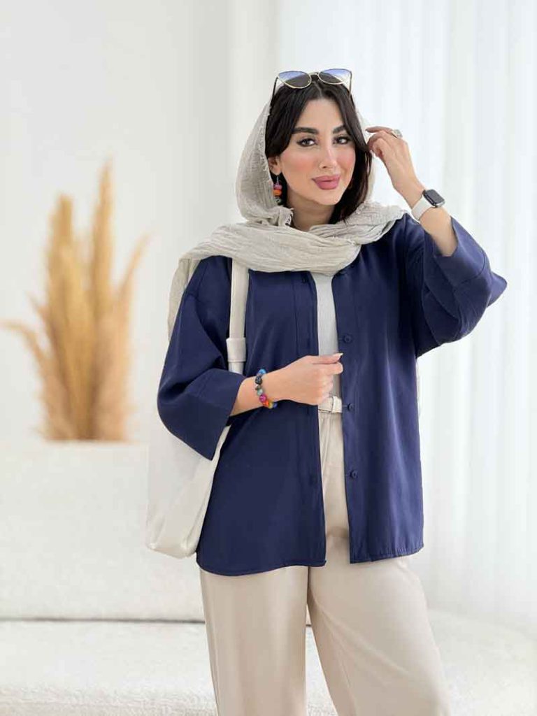 مانتو پشت پیله مهسا کد 8202